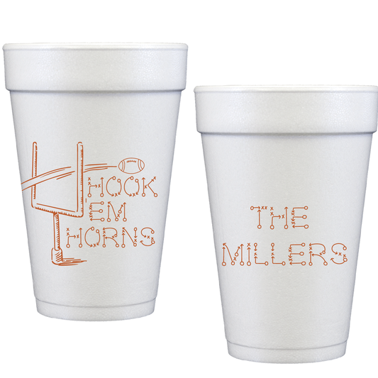 tailgate | horns | styrofoam cup