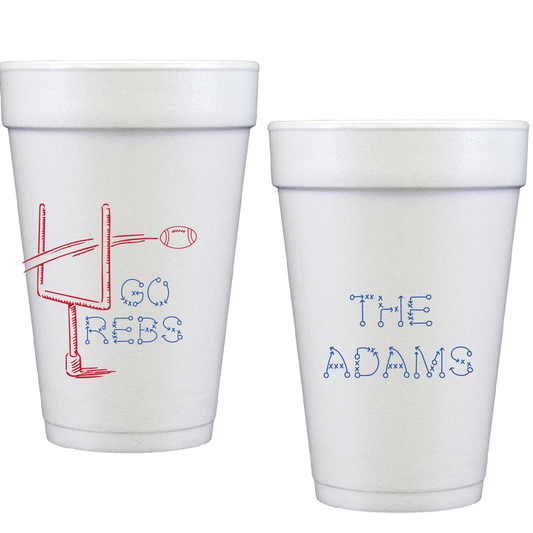 tailgate | go rebs | styrofoam cup