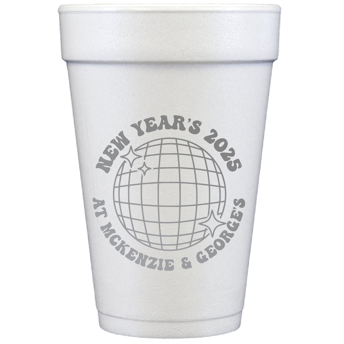 disco ball | styrofoam cups