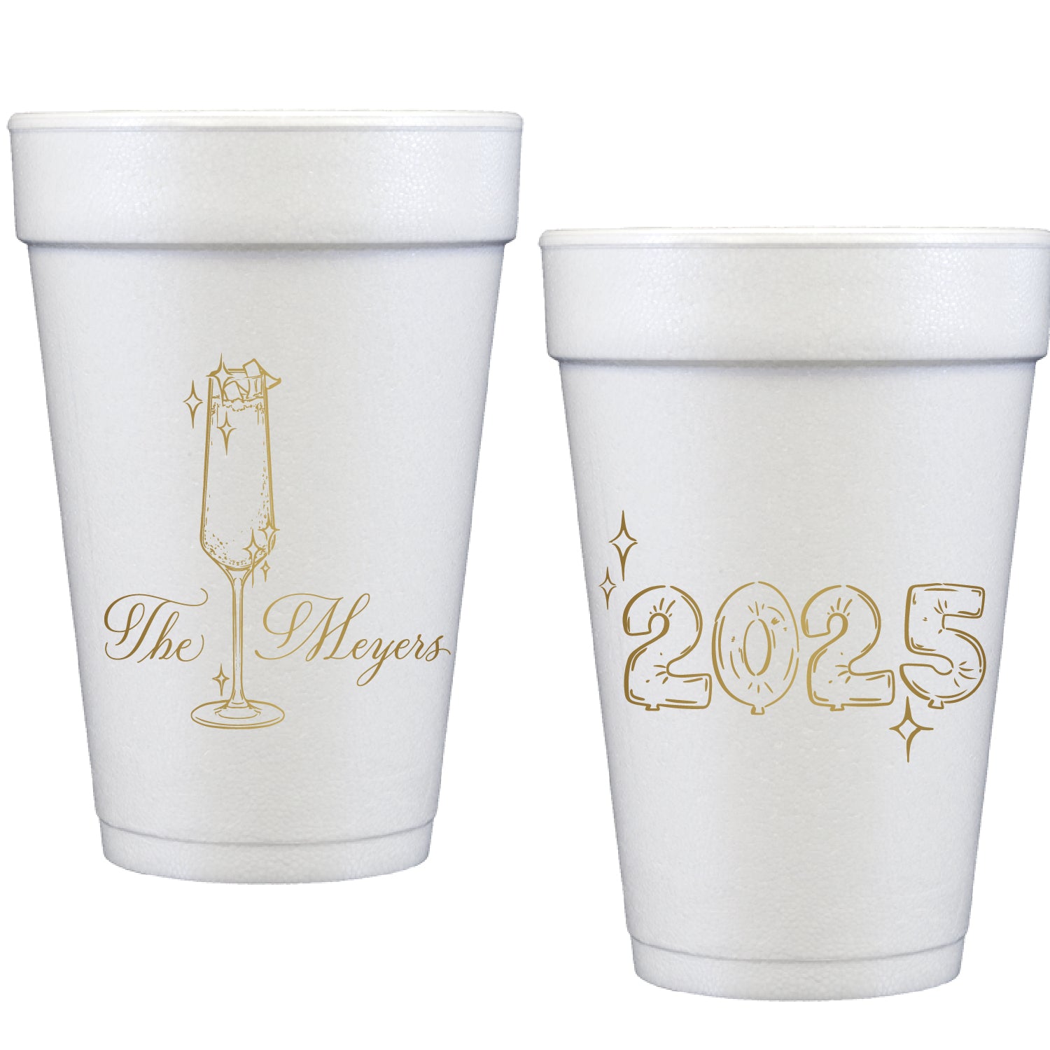 classic nye | styrofoam cups