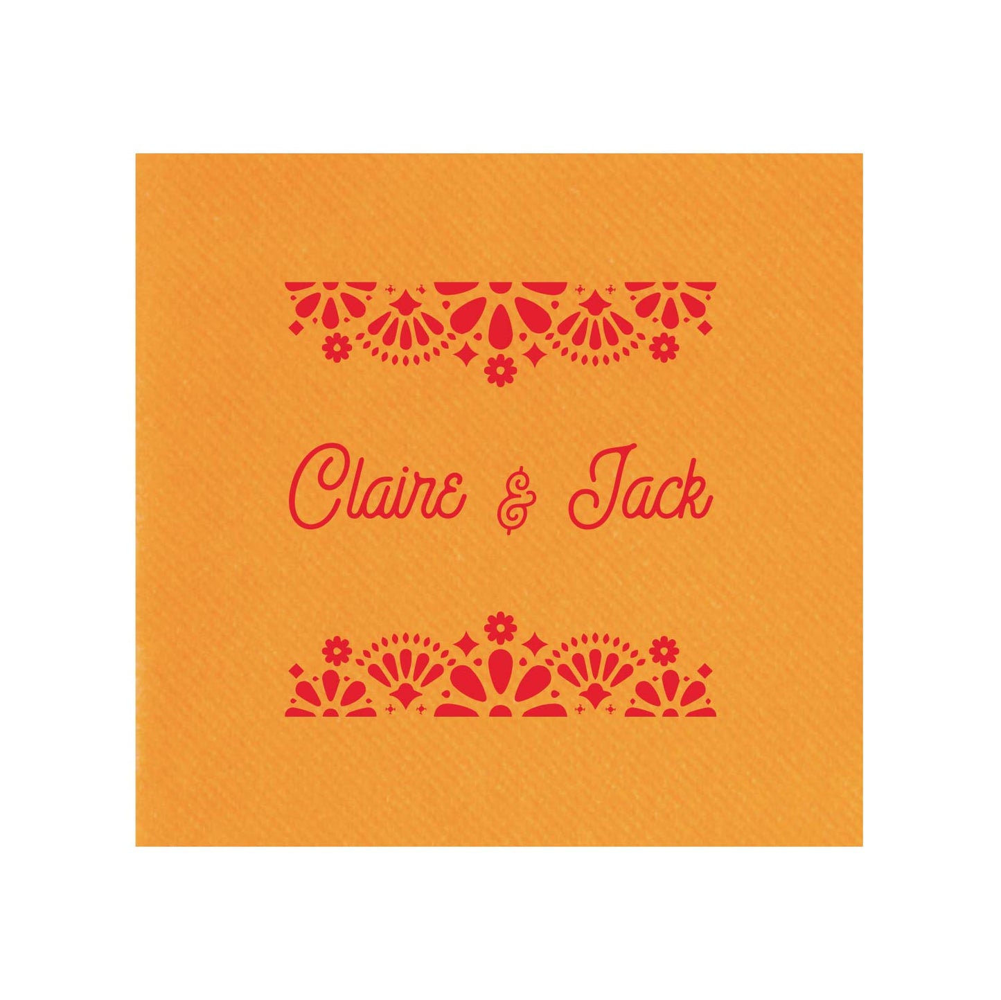 fiesta folk | beverage napkins | 3ply or linen