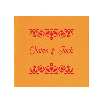 fiesta folk | beverage napkins | 3ply or linen