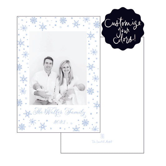 snowflake | holiday card | digital print