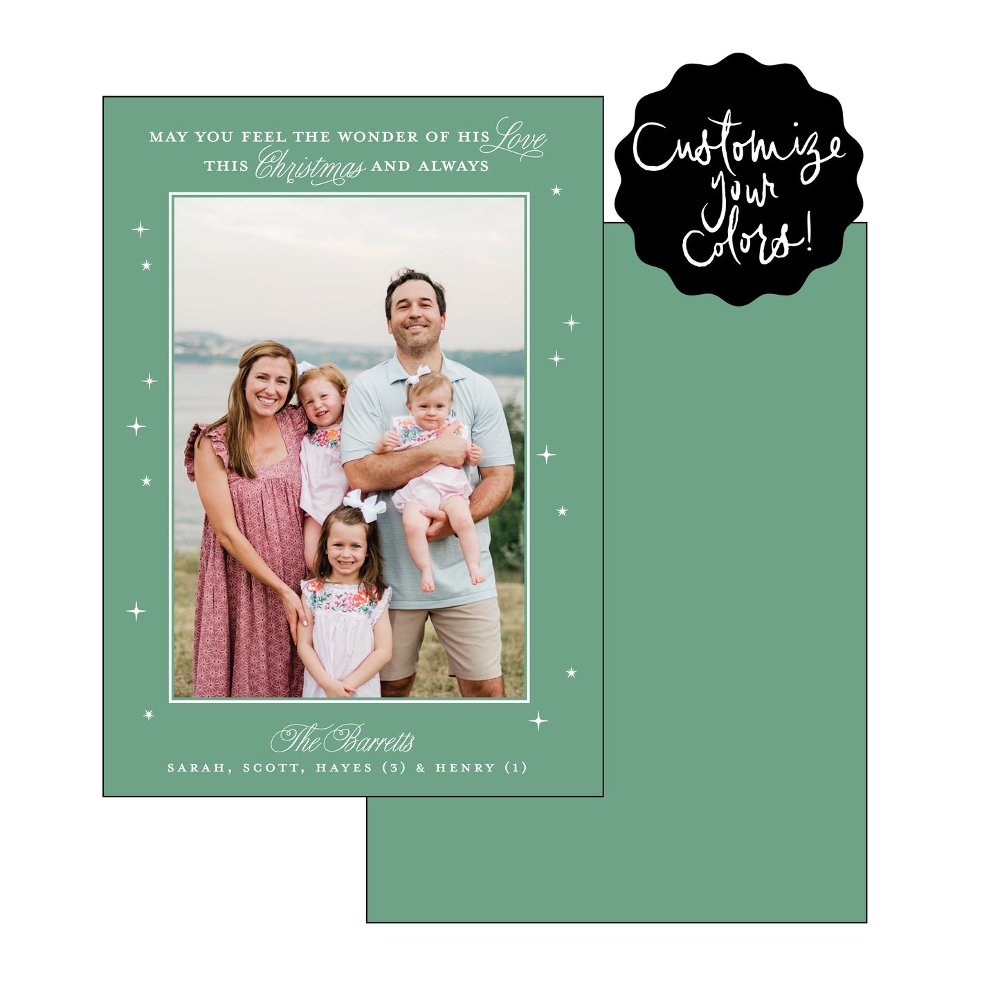 stars and wonders | holiday card | foil-stamped