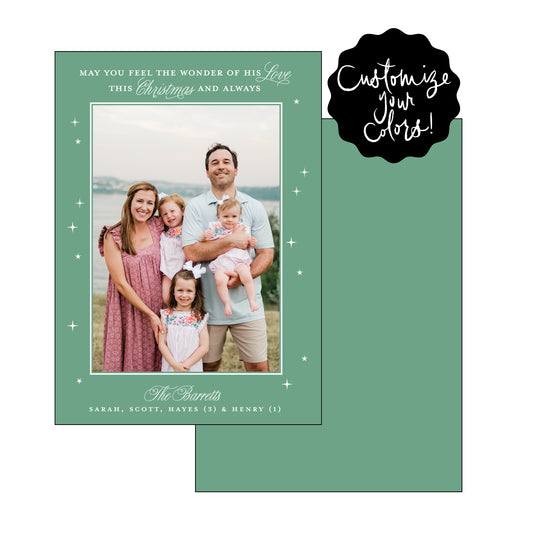 stars and wonders | holiday card | foil-stamped