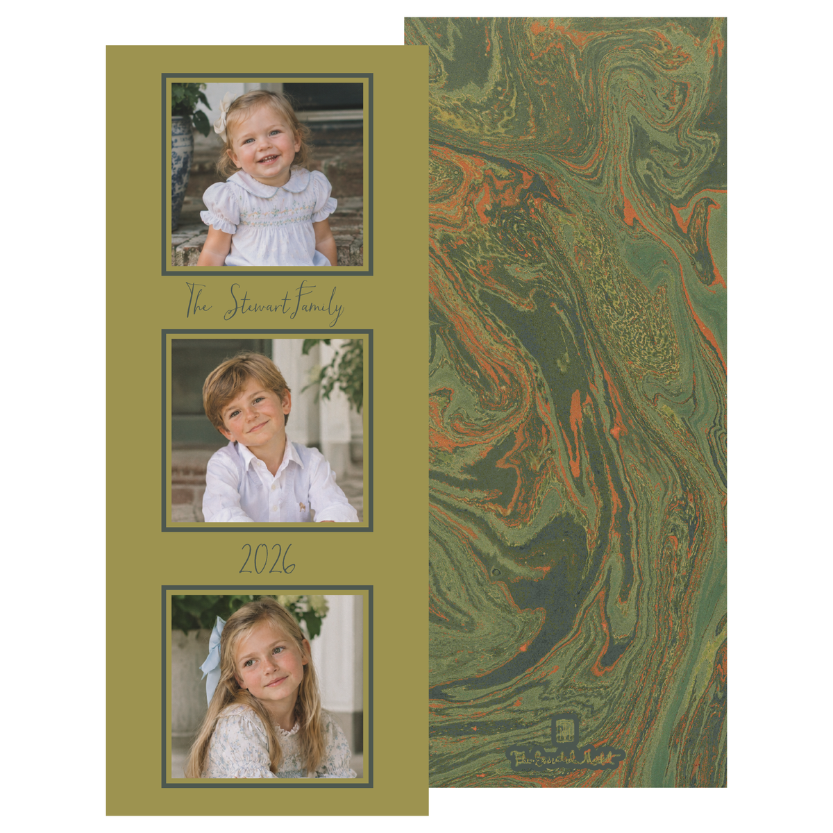 holiday trio | holiday card | flat print
