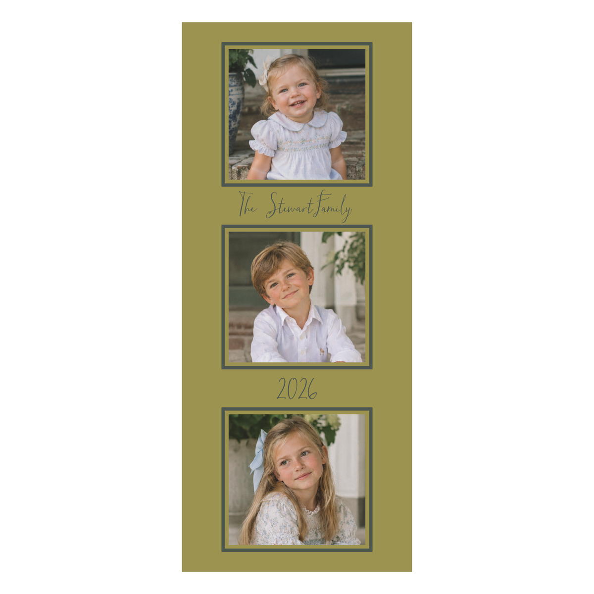 holiday trio | holiday card | flat print