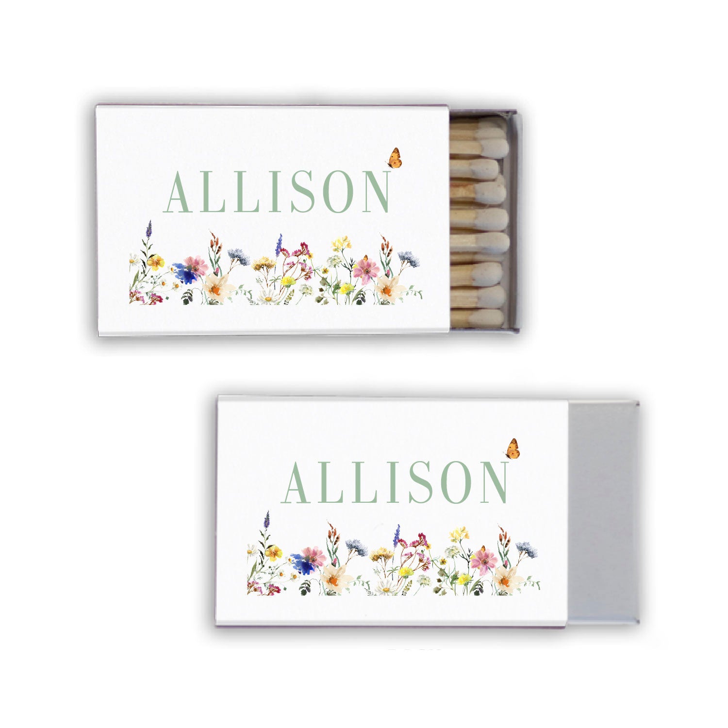 wildflower garden | matchboxes