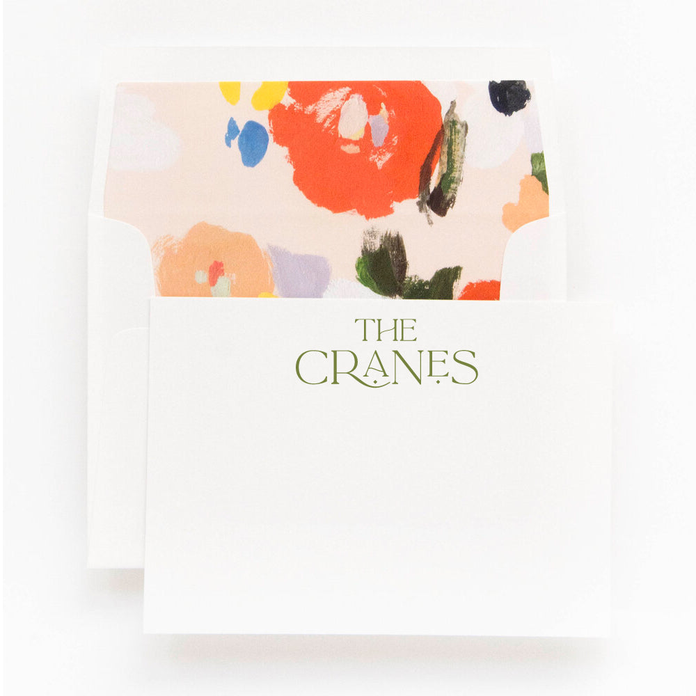 45-L297 | personal stationery | letterpress & flat printing