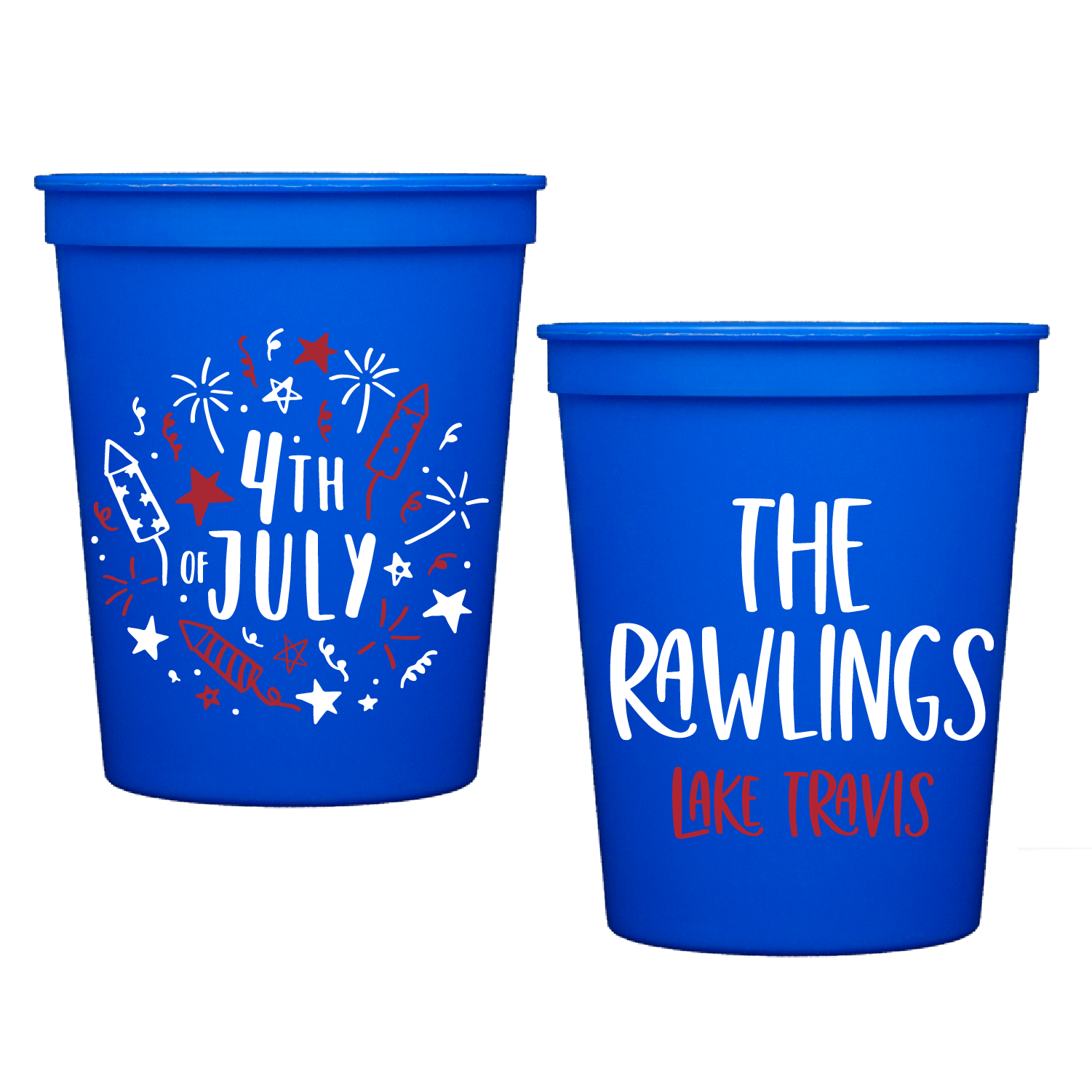 patriotic doodles | stadium cups