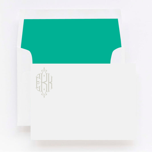 61-L343 | personal stationery | letterpress & flat printing