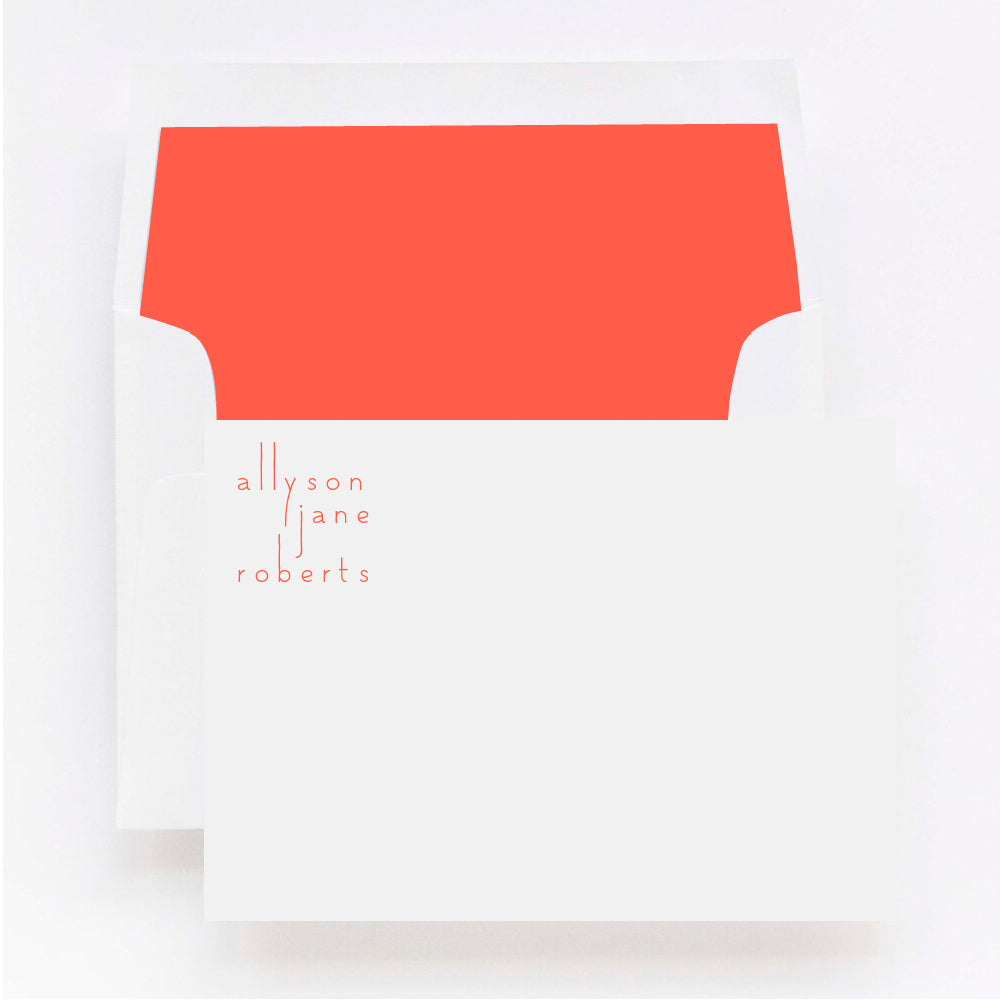 90-L340 | personal stationery | letterpress & flat printing