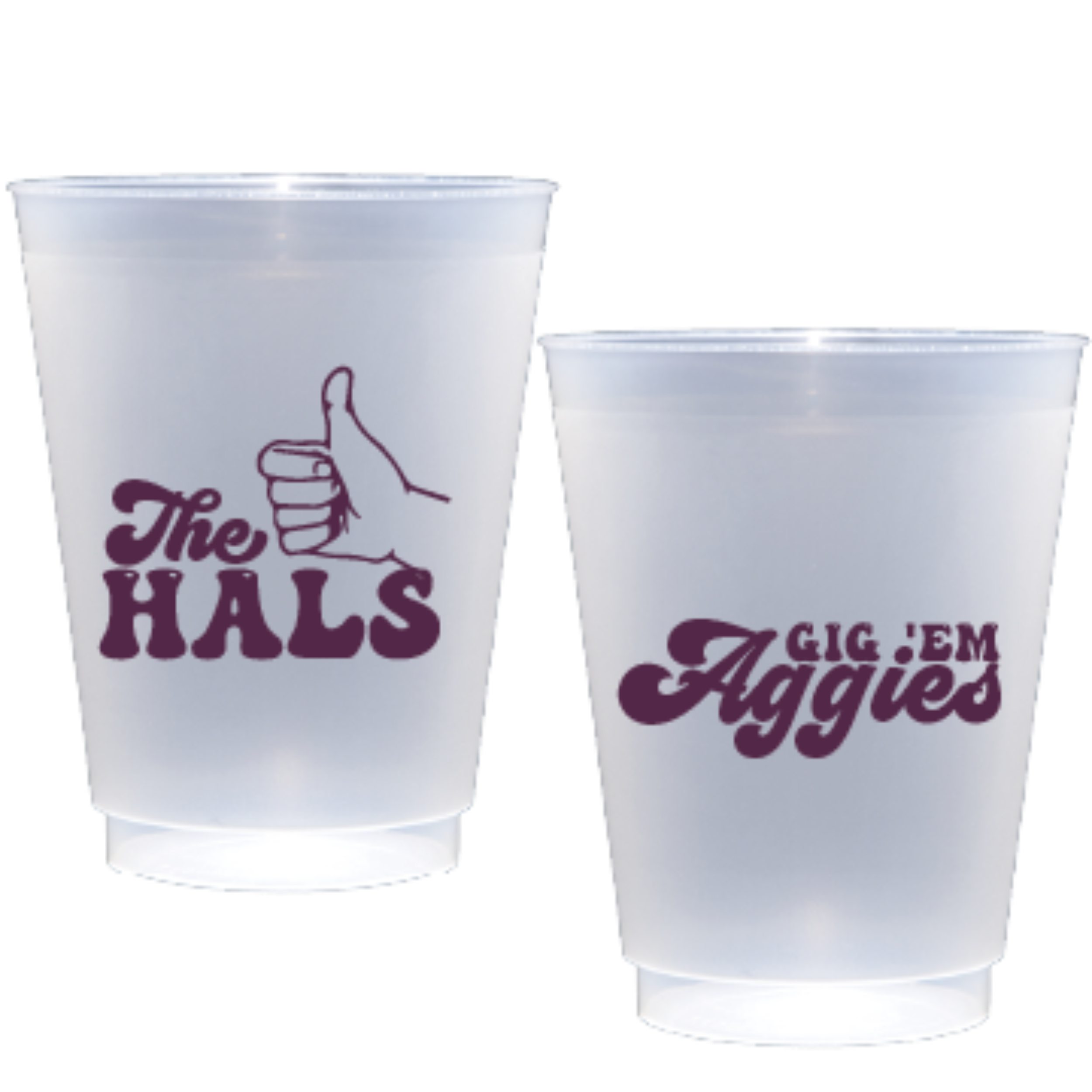 ATM Gig Em  Personalized Flex Cup