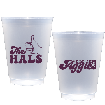ATM Gig Em  Personalized Flex Cup
