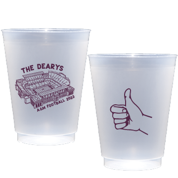 ATM Stadium Sketch  Personalized Flex Cup