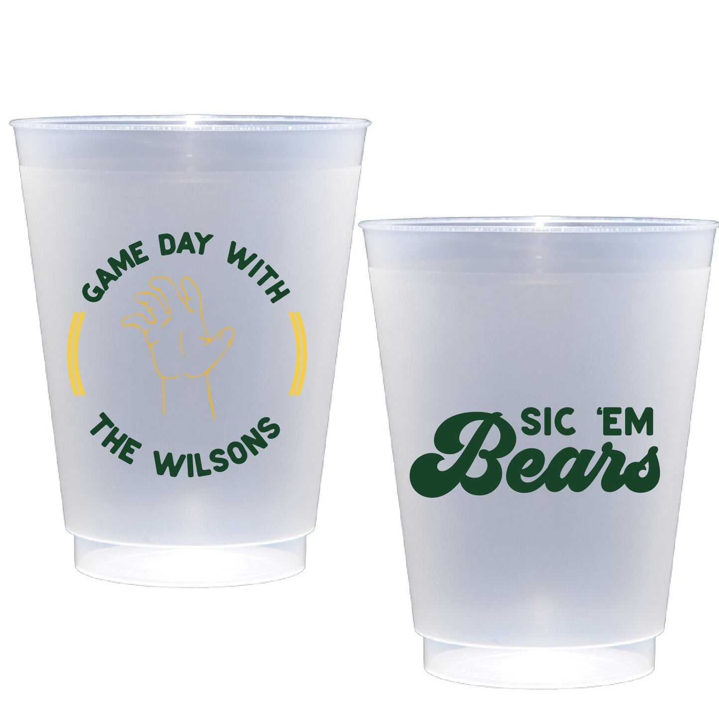 Baylor Game Day  Personalized Flex Cup