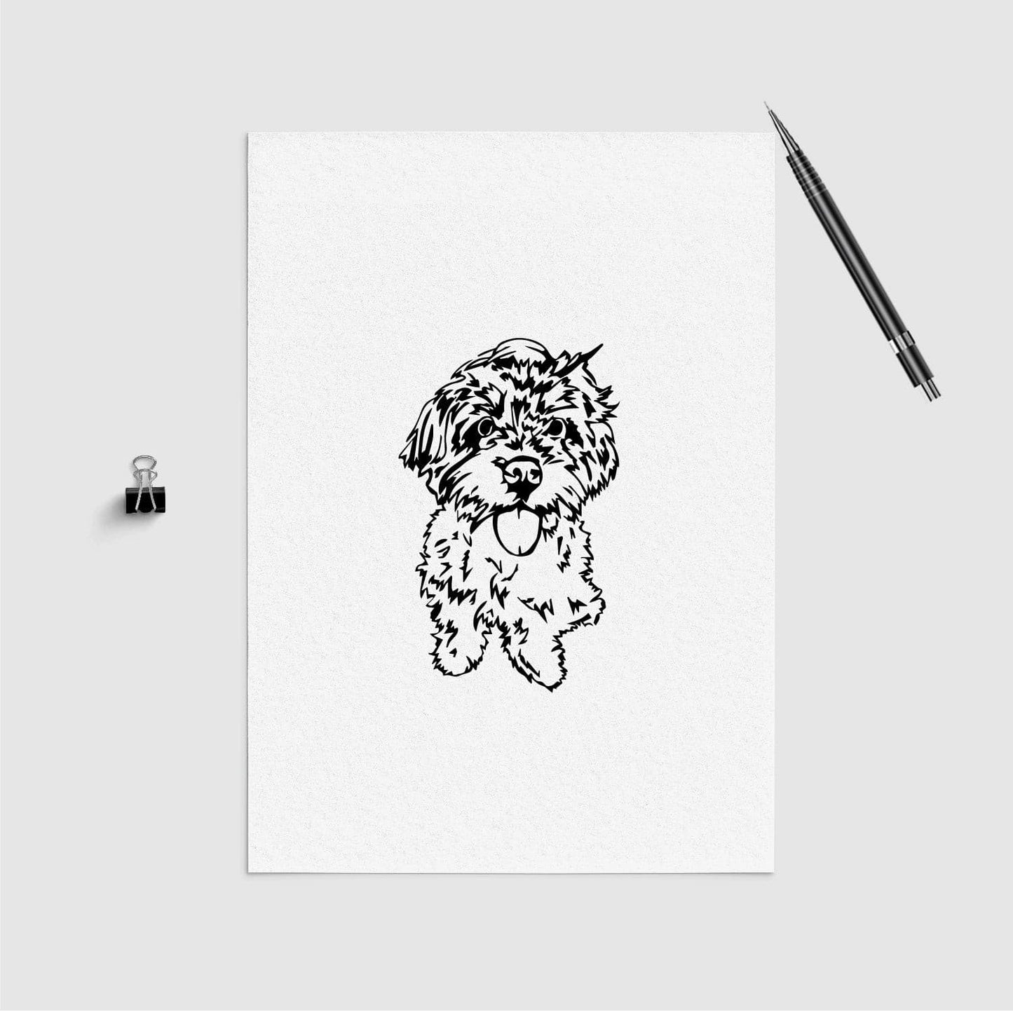 pet portrait sketch | digital file