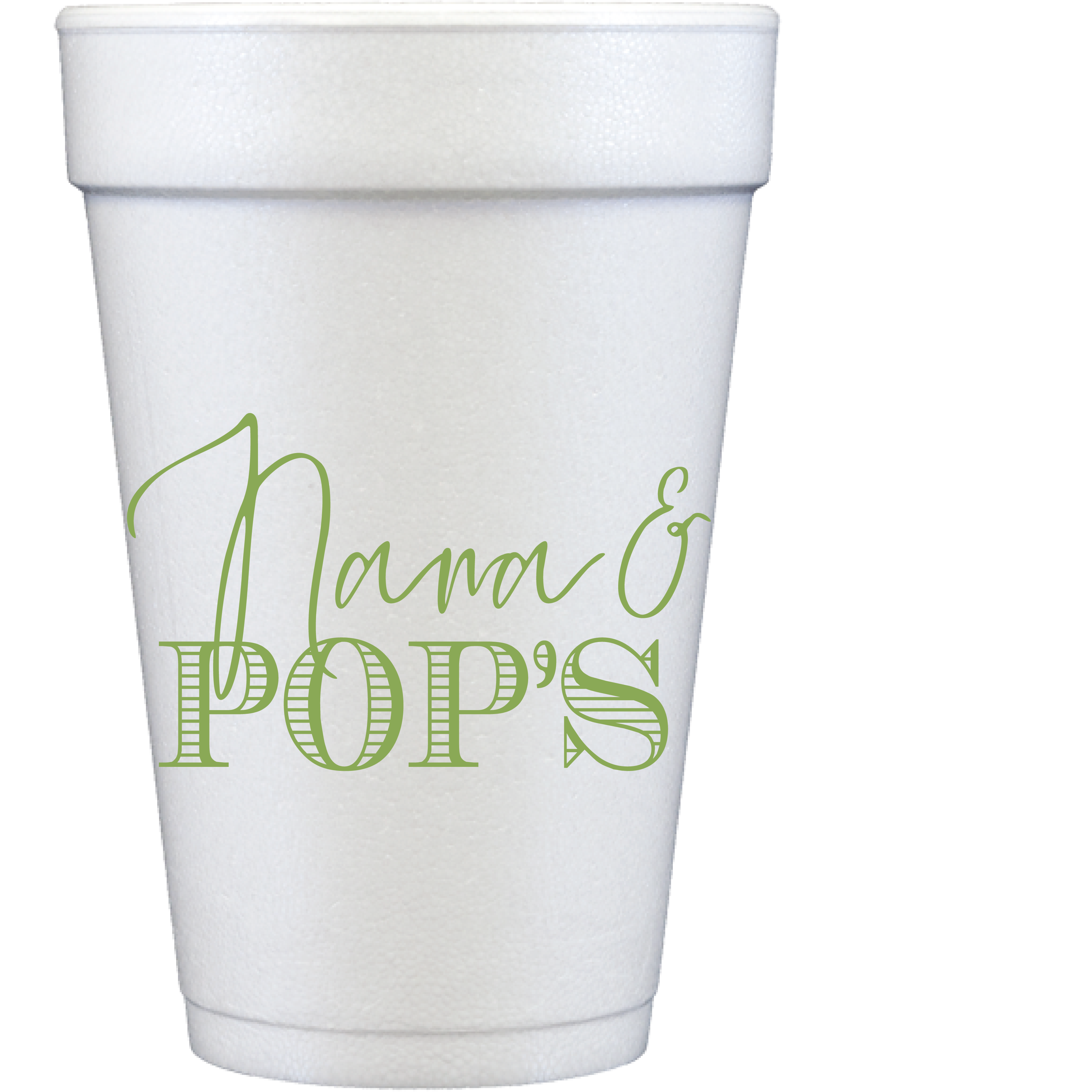 Personalized names | styrofoam cup