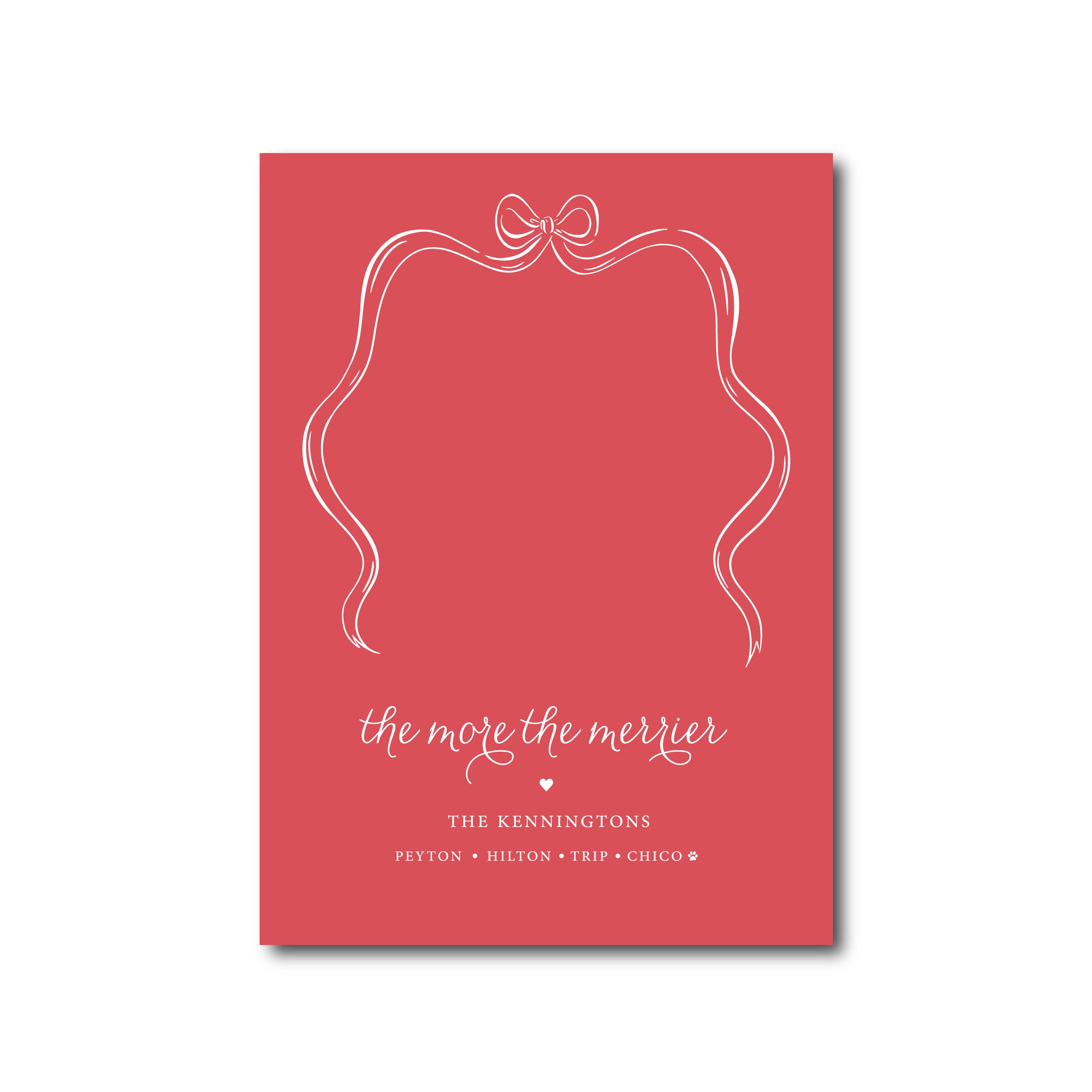 Foil-Stamped Christmas Card