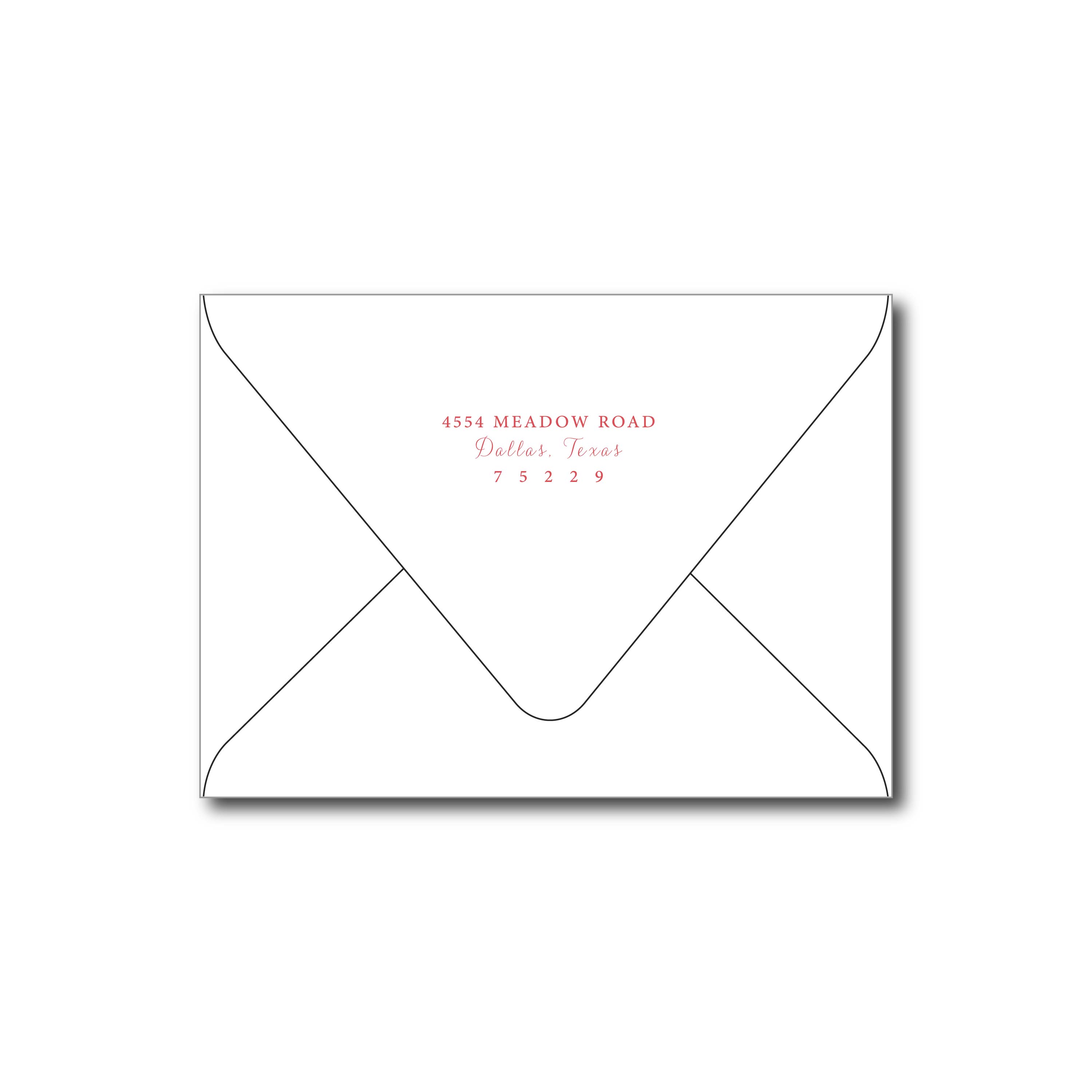bow | holiday card | foil-stamped