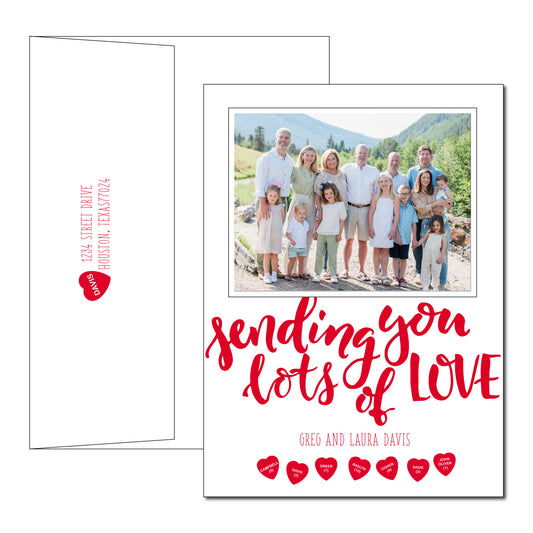 brush lettering | valentine's card | digital or letterpress