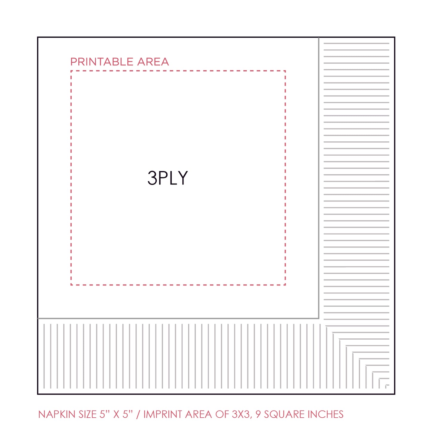 antler monogram | beverage napkins | 3ply or linen