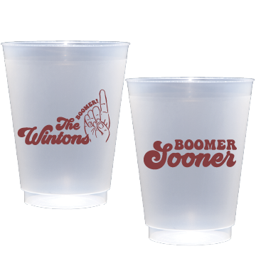 OU Boomer   Personalized Flex Cup