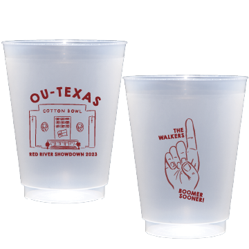 OU Red River  Personalized Flex Cup