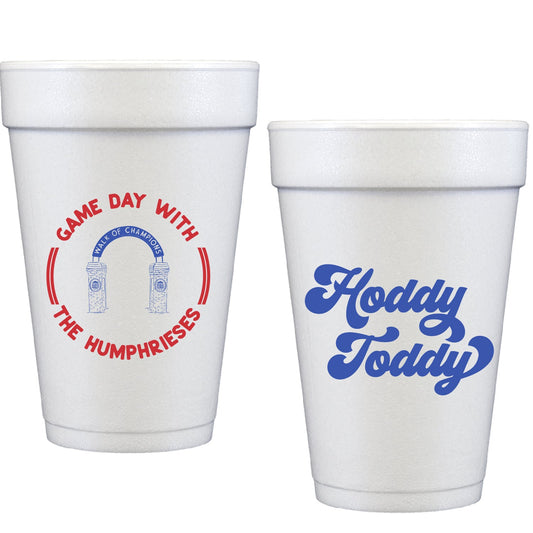 Ole Miss Game Day  Personalized Styrofoam Cup