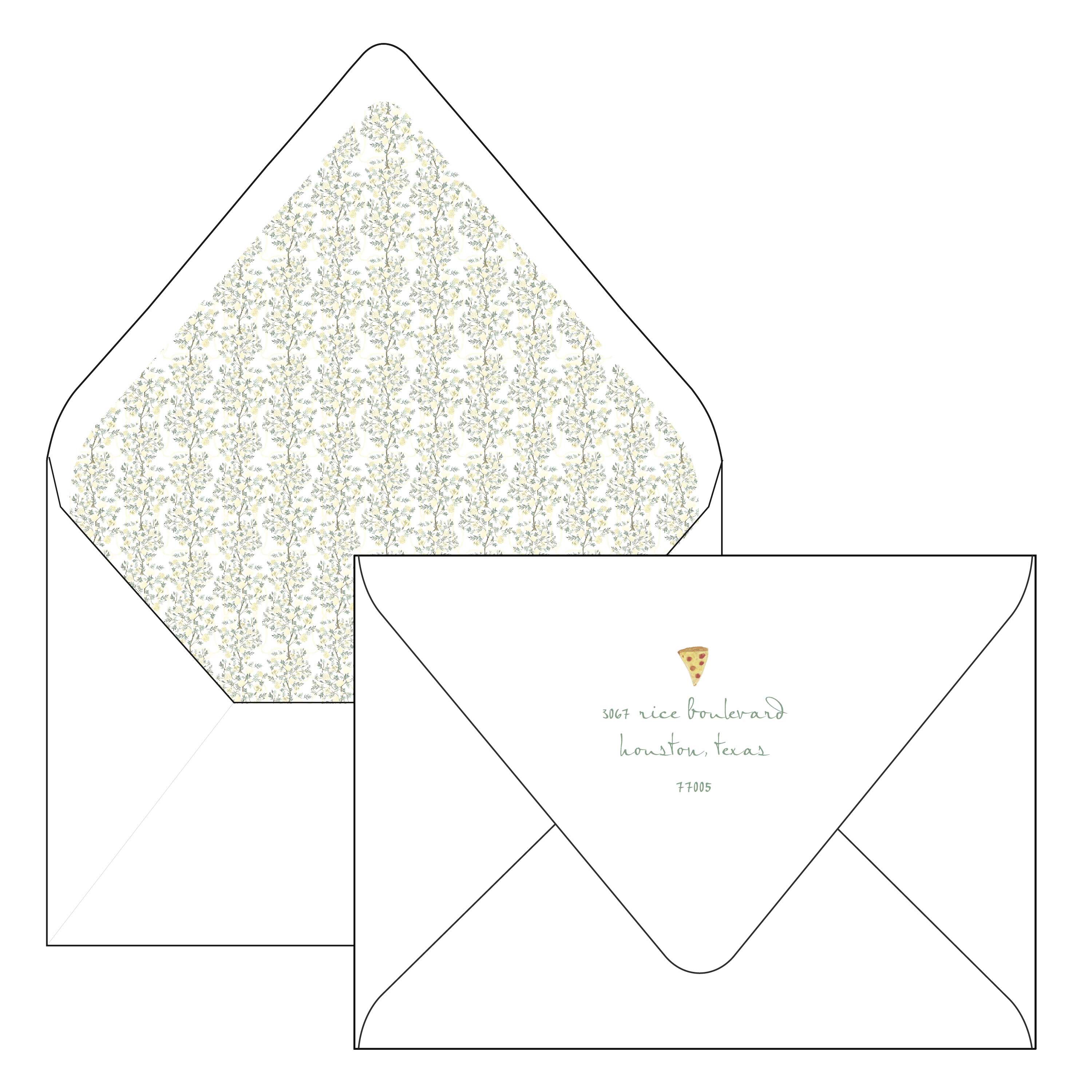 pajama party | invitation