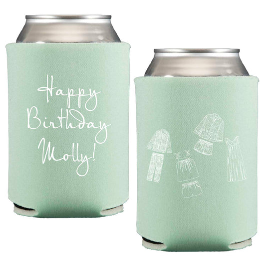 pajama party | can cooler