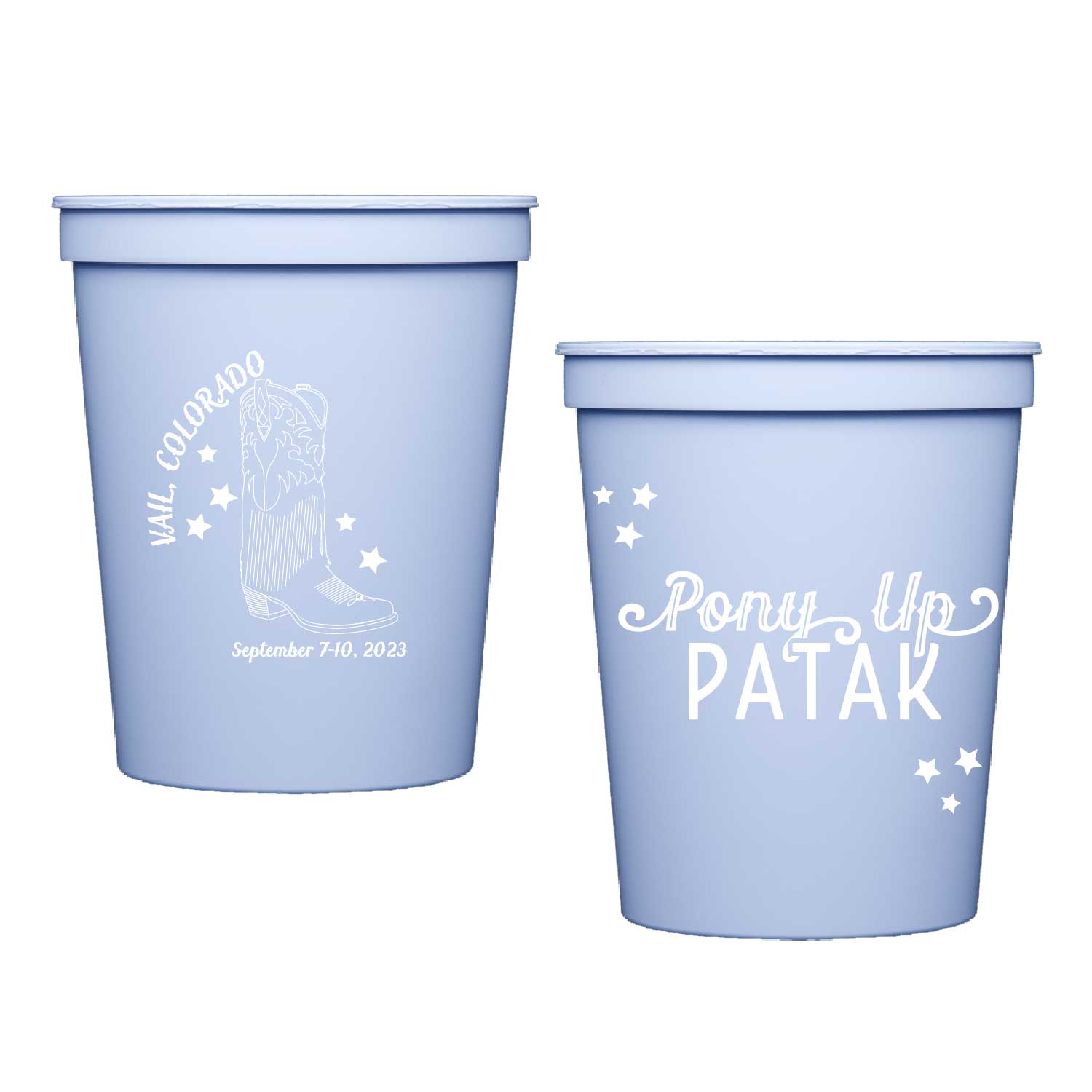 pony up | stadium cups