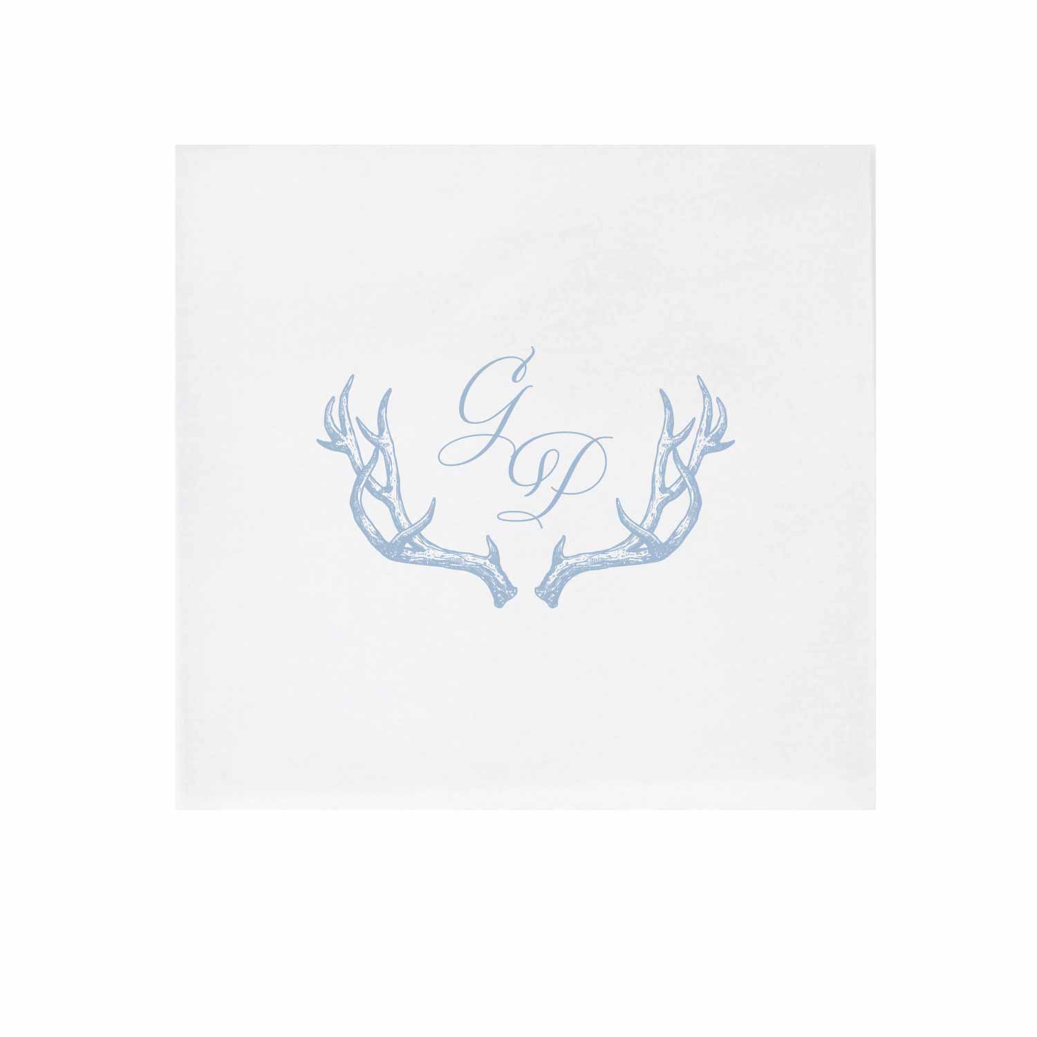 antlers Personalized Cocktail Napkins