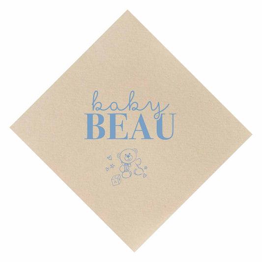 Baby Bear Baby Shower Personalized Cocktail Napkins