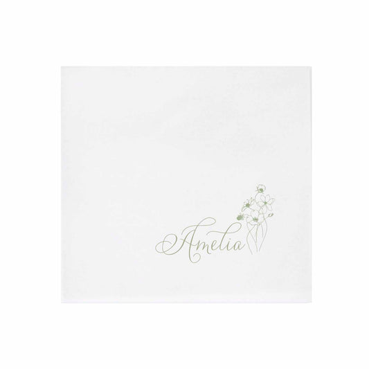 rosemary personalized cocktail napkins