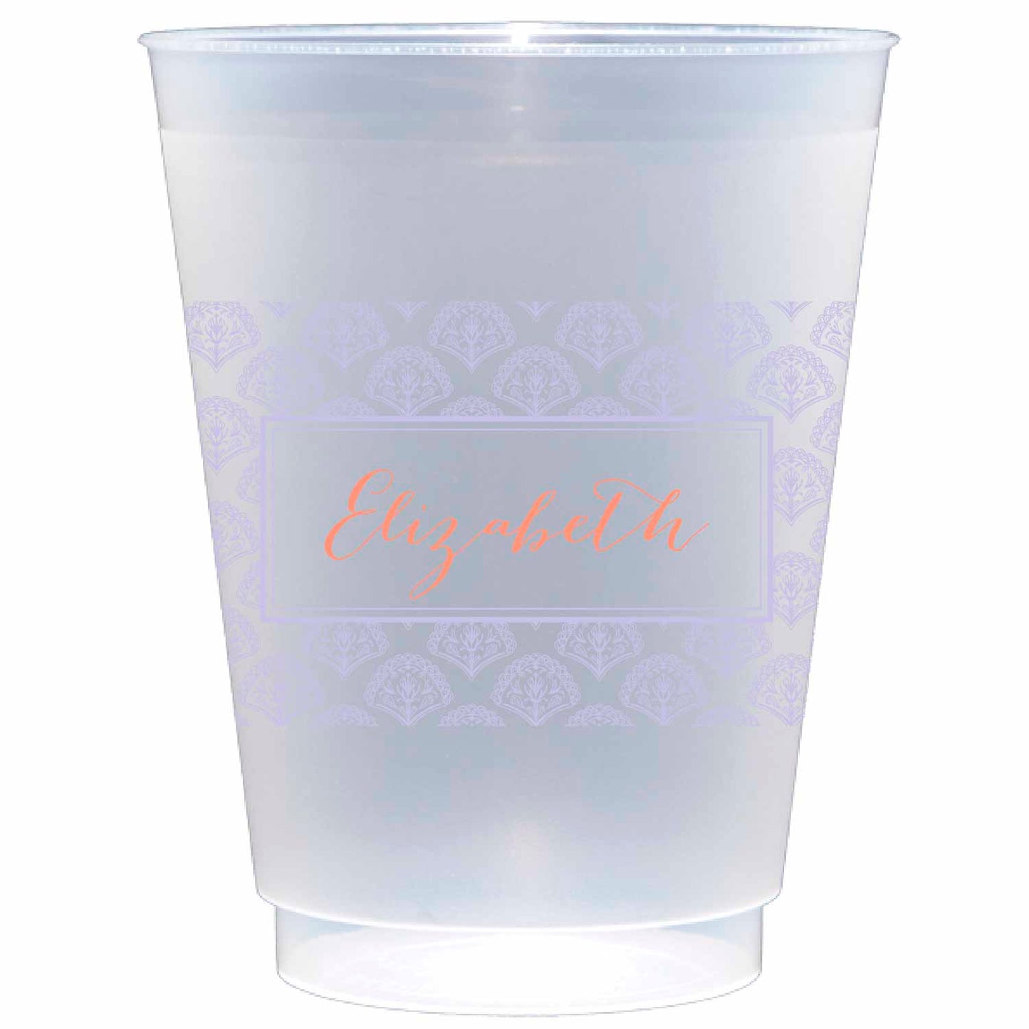blockprint coral Personalized Flex Cup