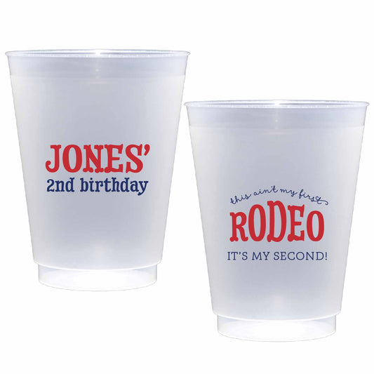 first rodeo  personalized flex cup