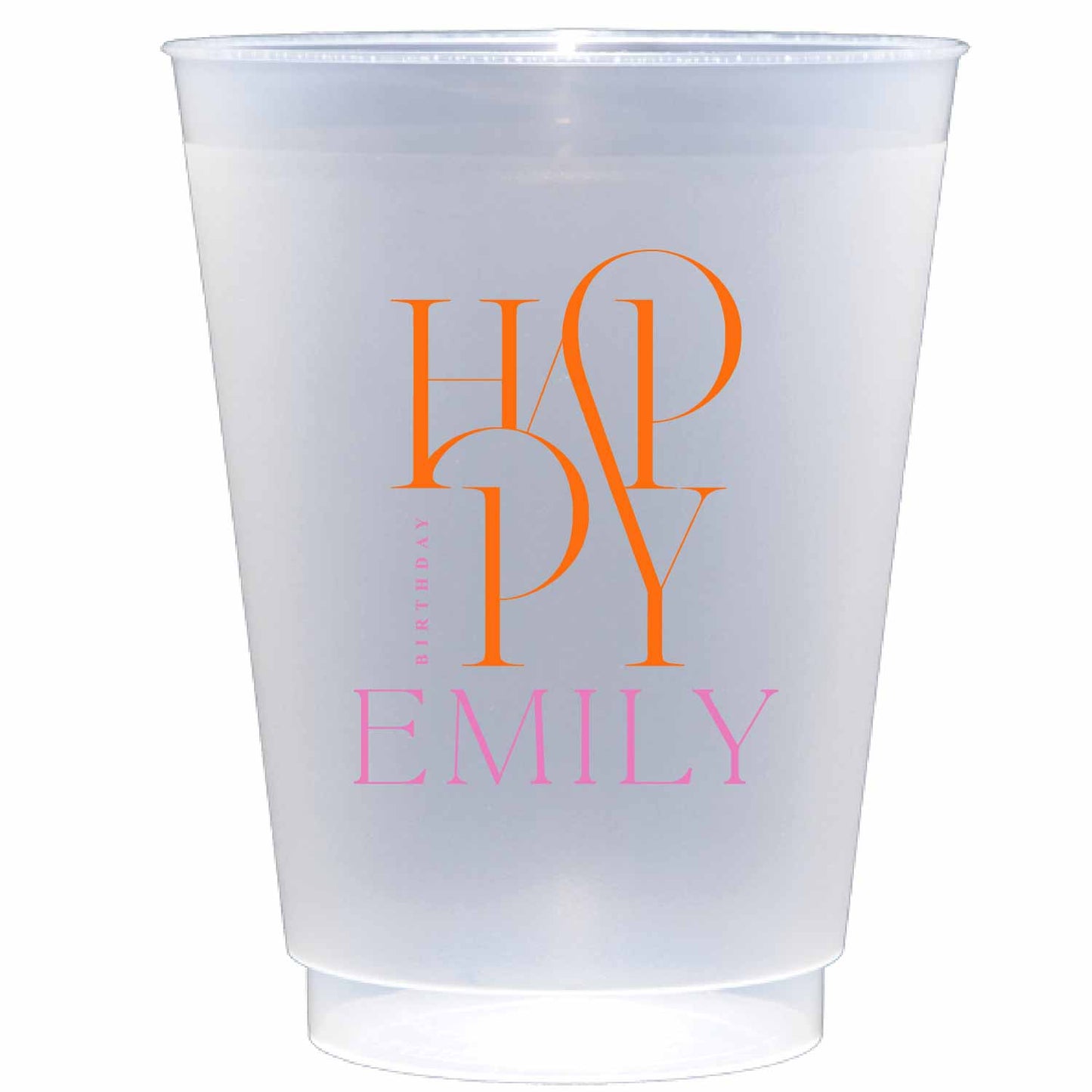 happy personalized flex cup