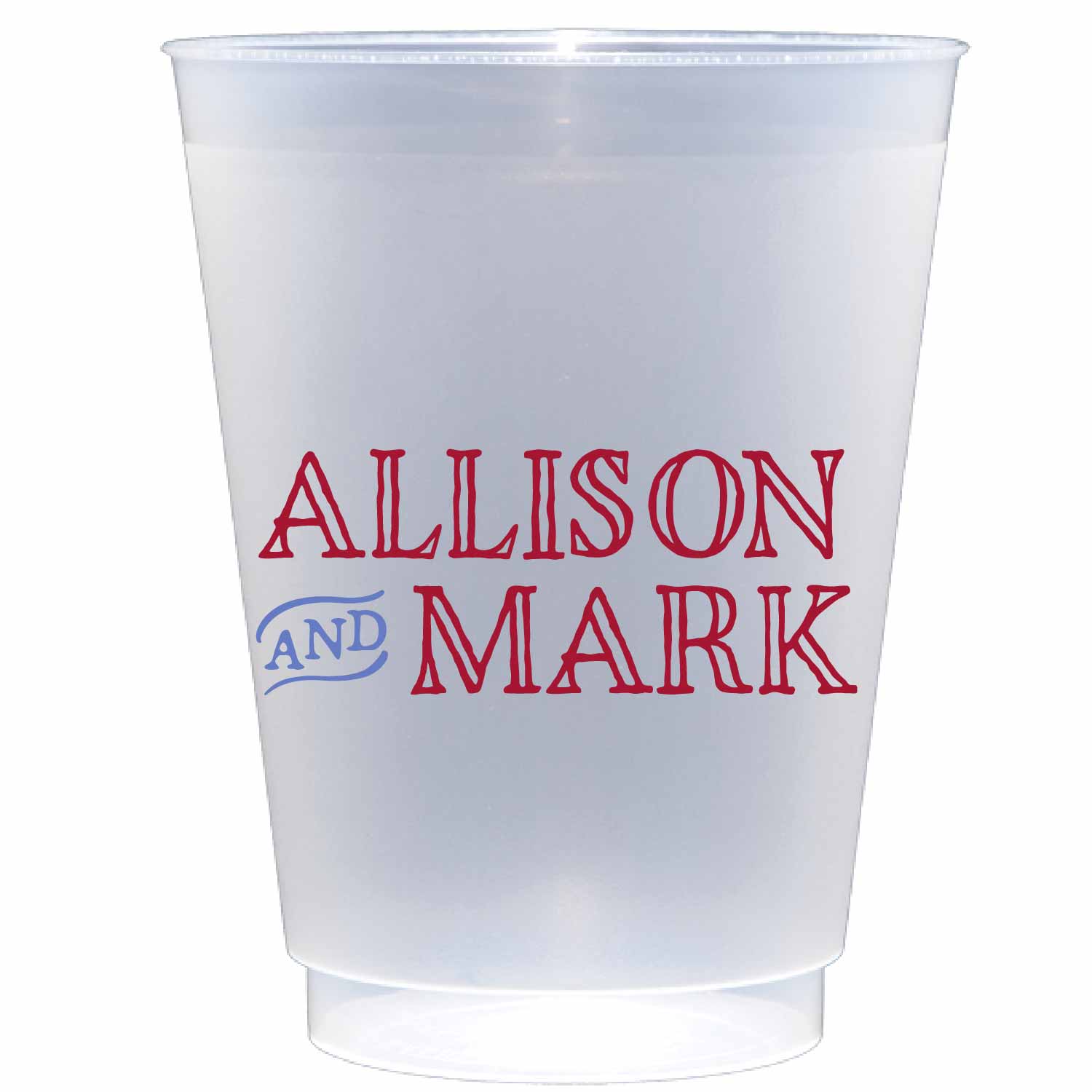 Personalized bbq | Frosted flex cup