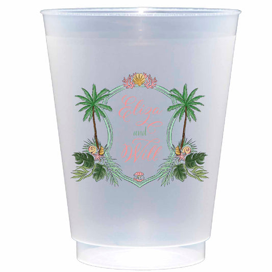palms beach personalized flex cup
