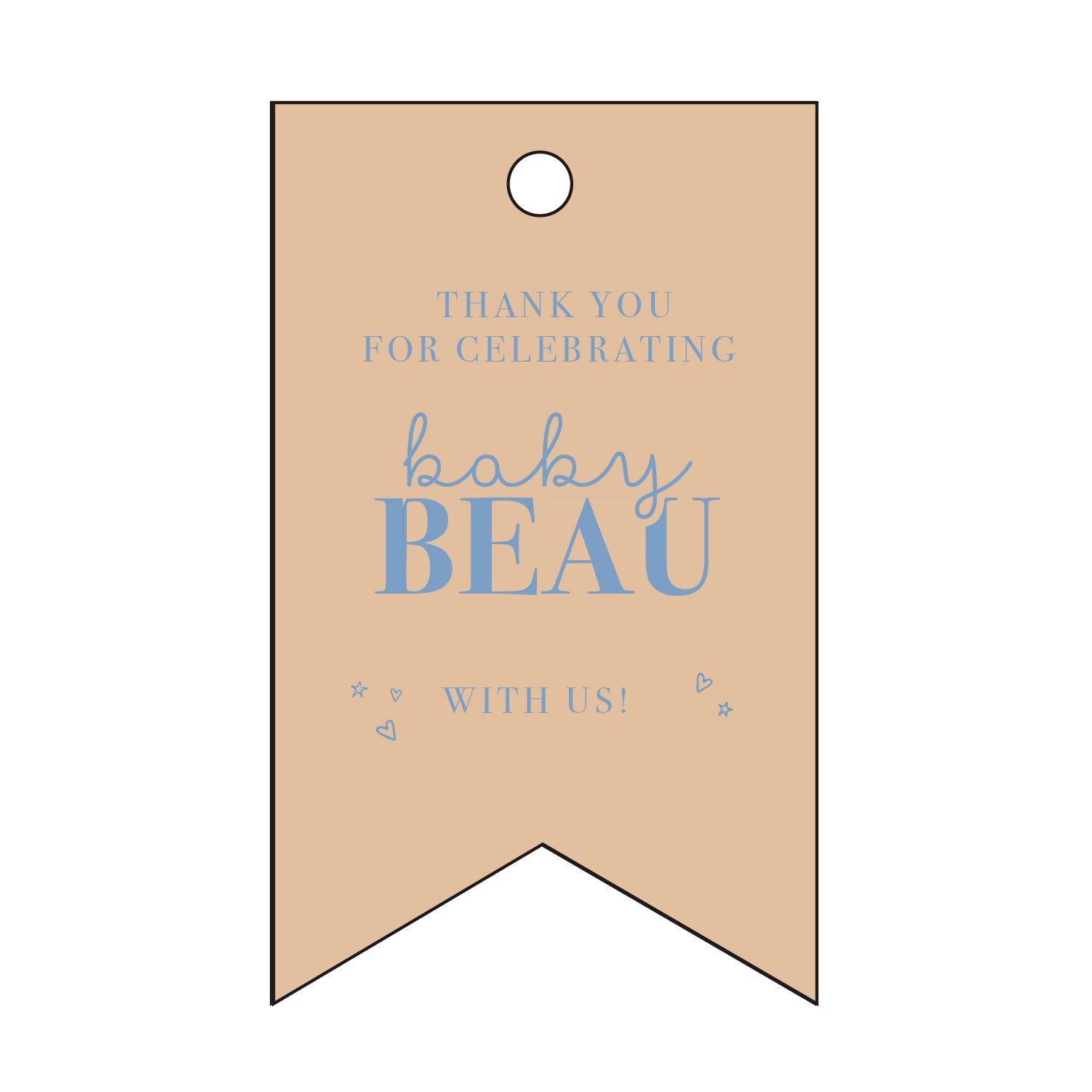 Baby Bear Baby Shower Personalized Gift Tags