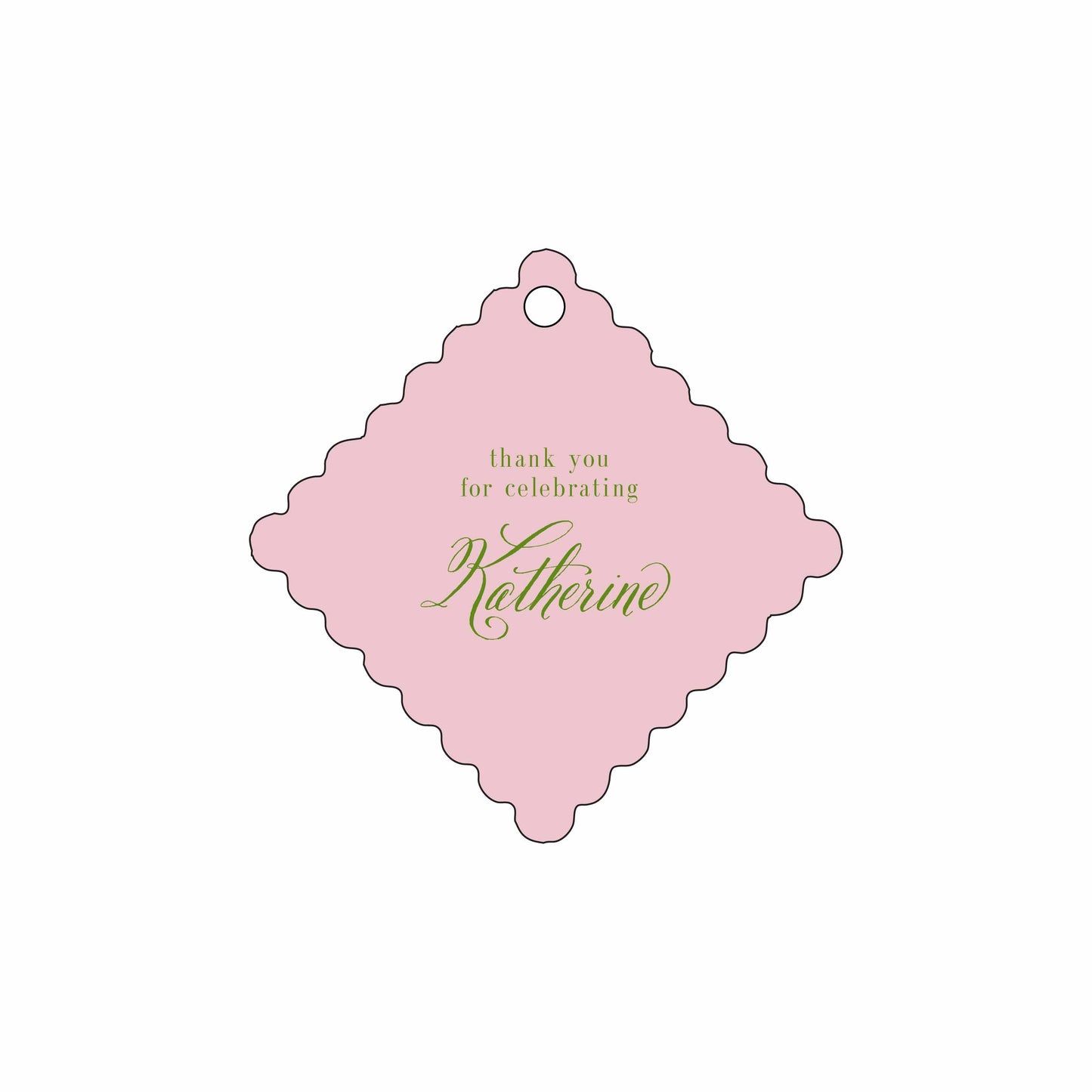 pink formal personalized gift tags – The Essential Market