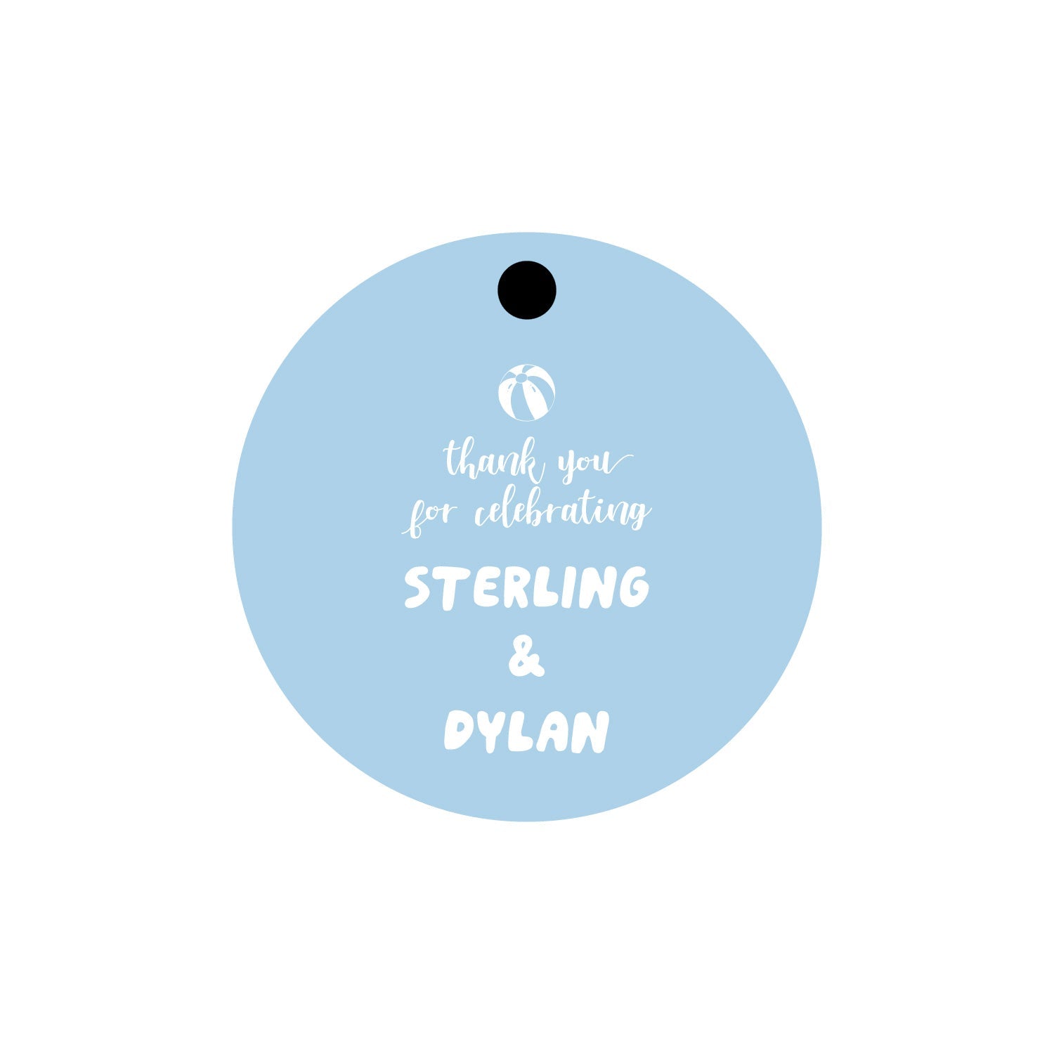 poppy crest personalized gift tags