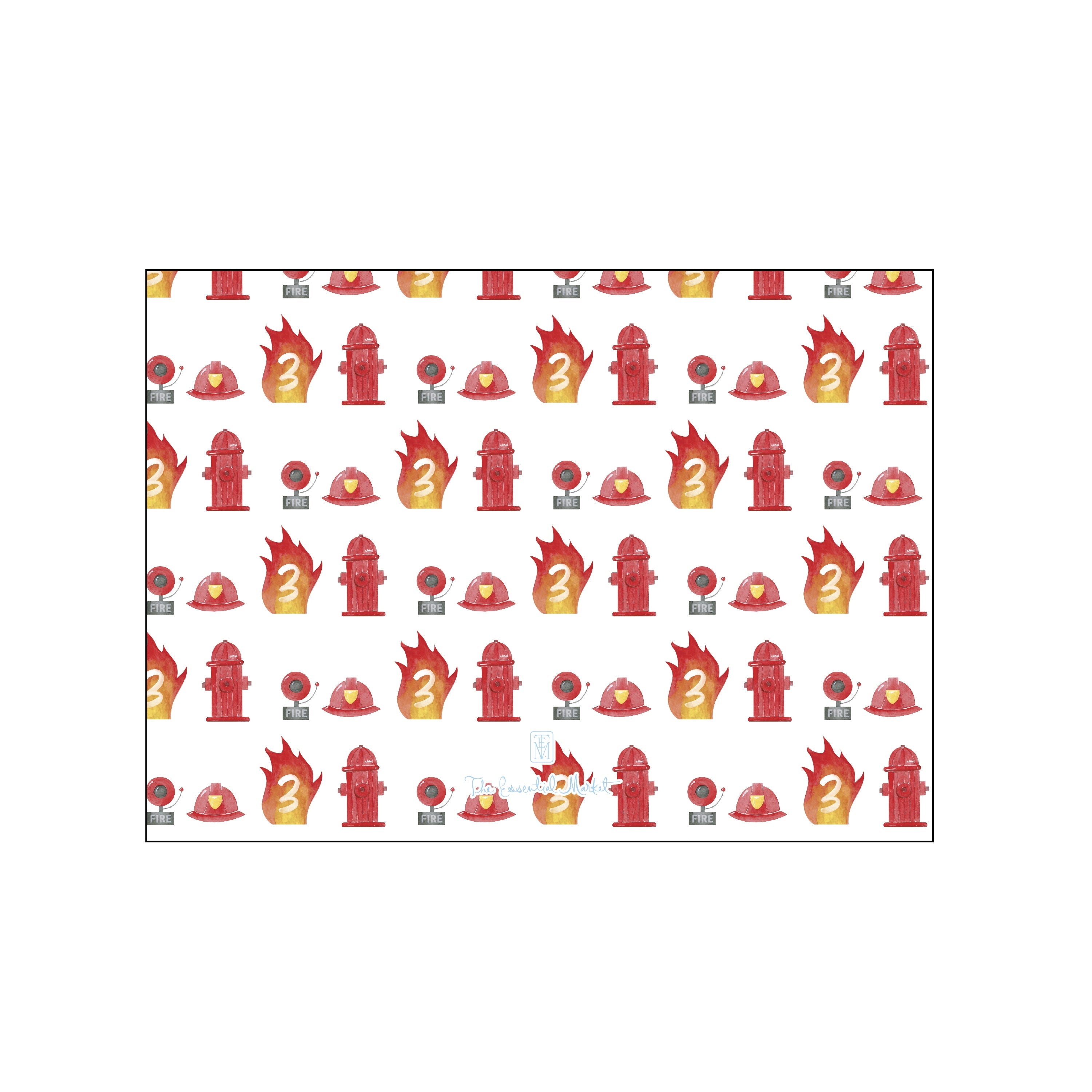 firetruck party | invitation