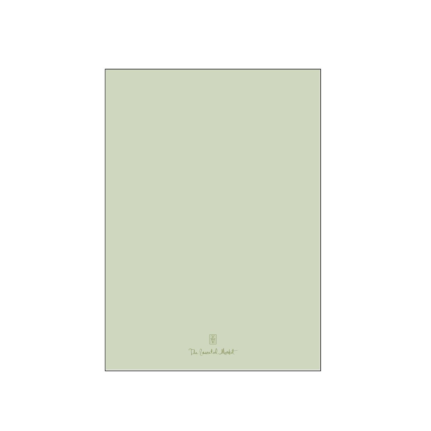 green and white | invitation