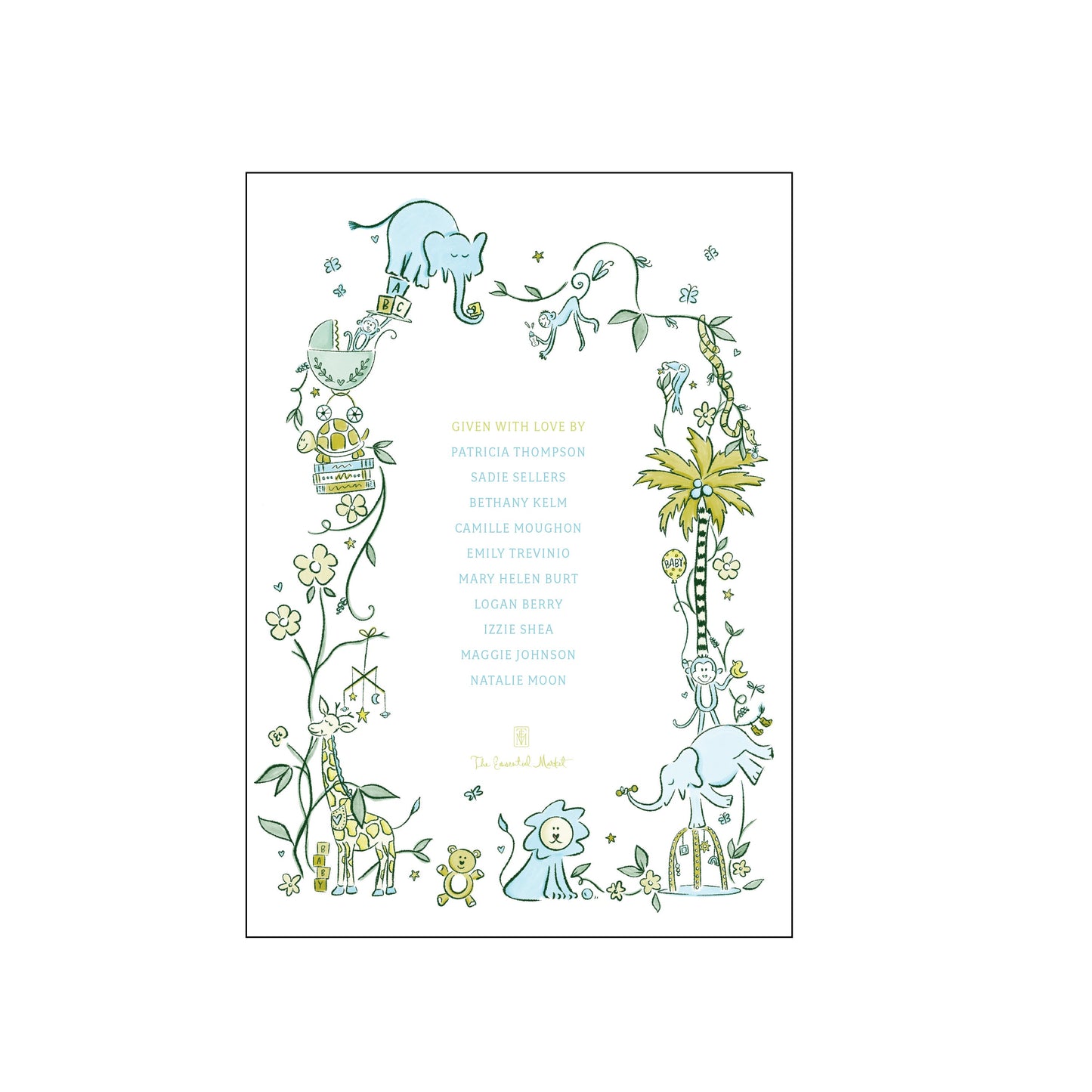 wild about baby | invitation
