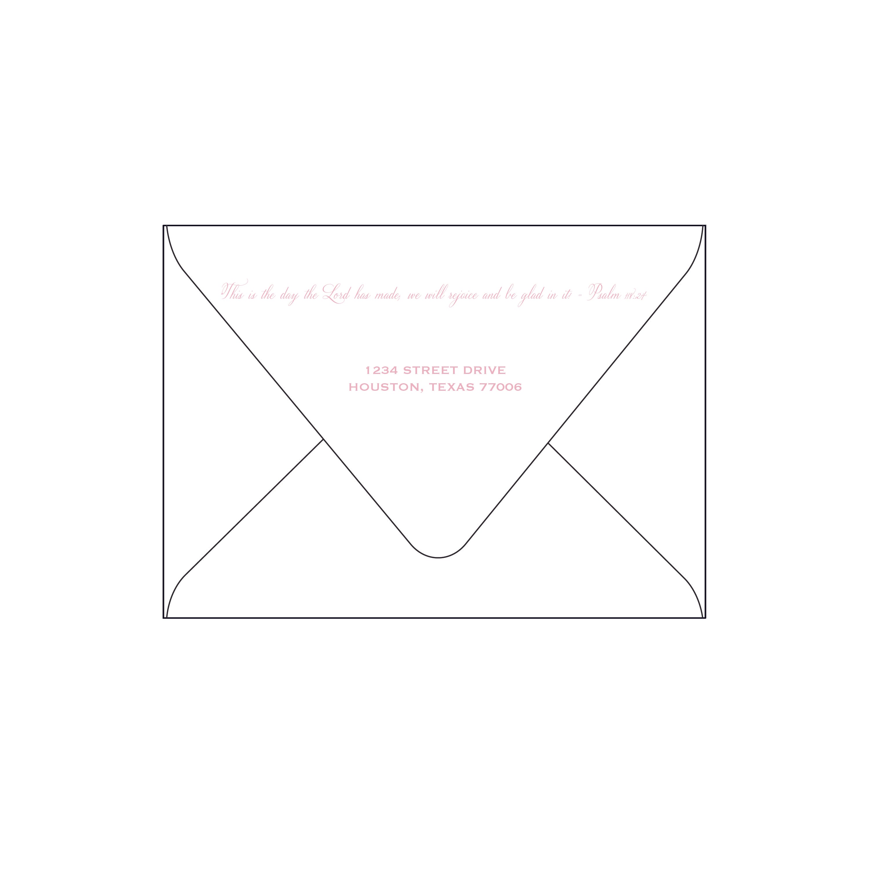 bird cross pink | invitation | specialty printing