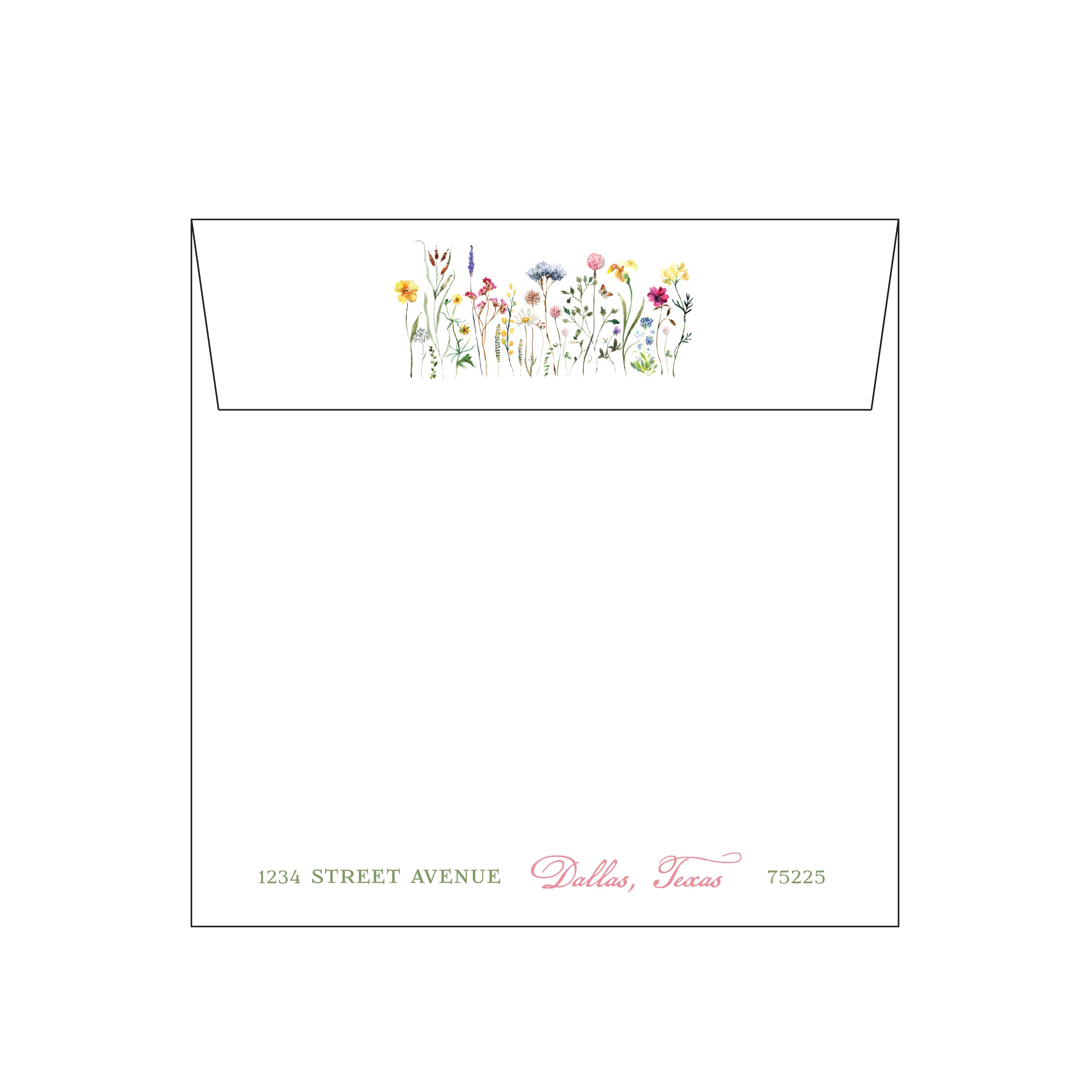 round floral | invitation