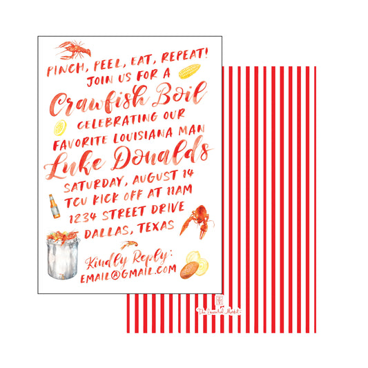 The Essential Market Personalized Party Invitation