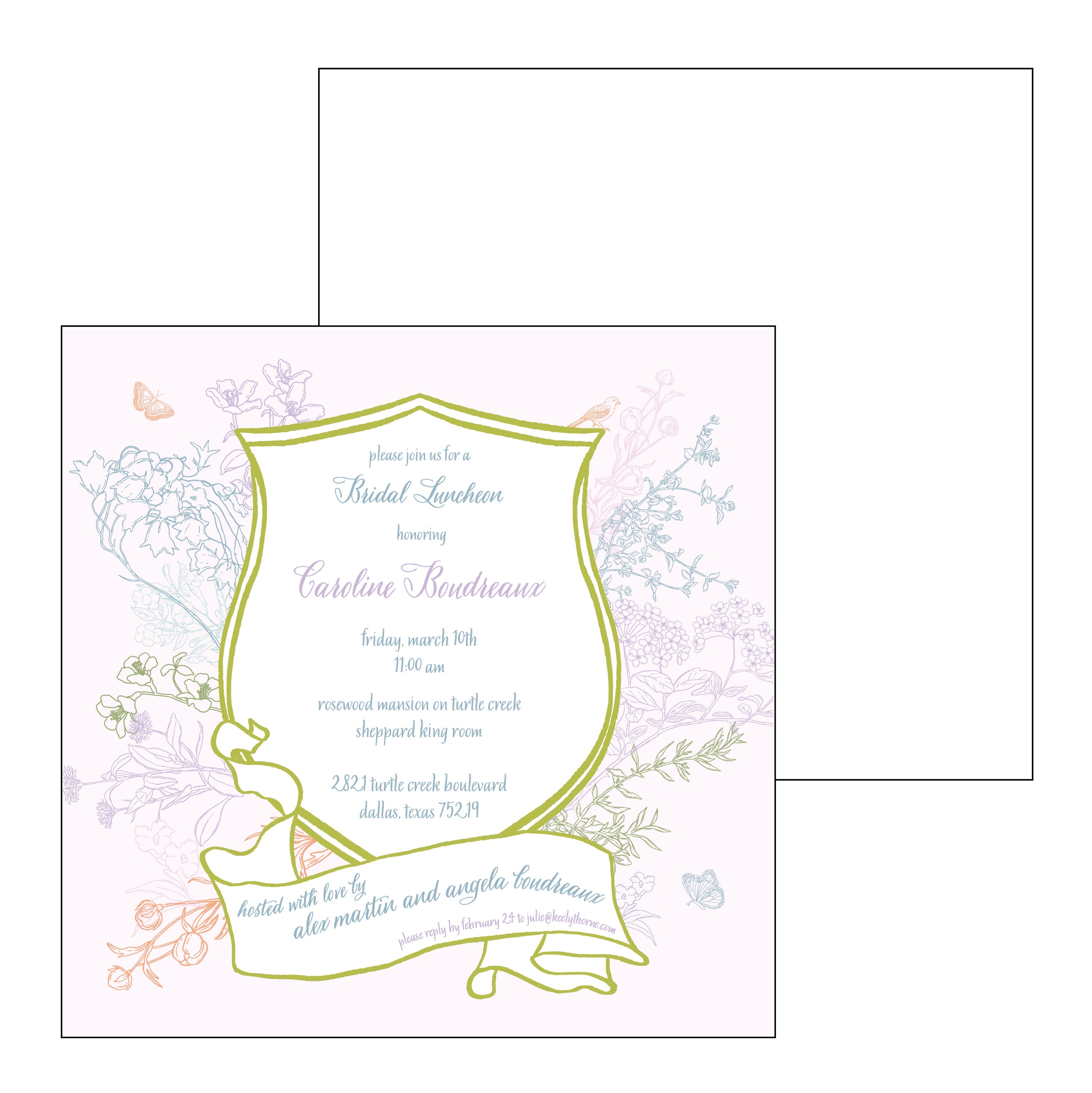 the essential market personalized party invitation